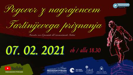 Pogovor z nagrajencem Tartinijevega priznanja 7.2.2021